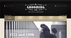 Desktop Screenshot of groomingstudio.ca
