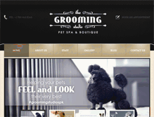 Tablet Screenshot of groomingstudio.ca